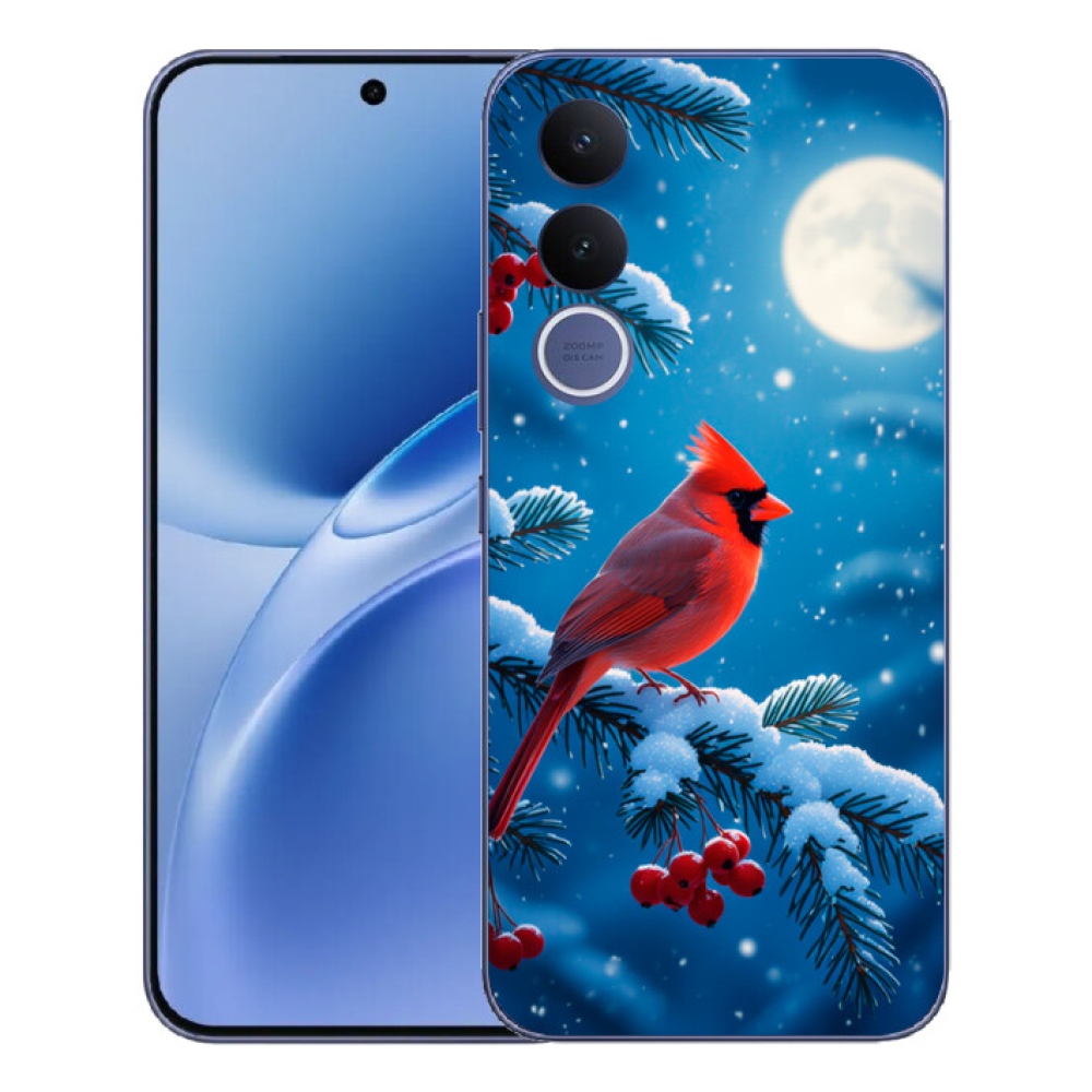Gélový kryt mmCase na Vivo V70 FE - kardinál červený