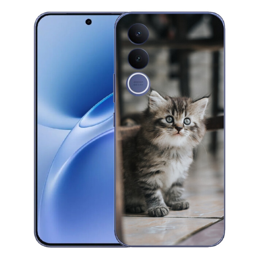 Gélový kryt mmCase na Vivo V70 FE - mačiatko