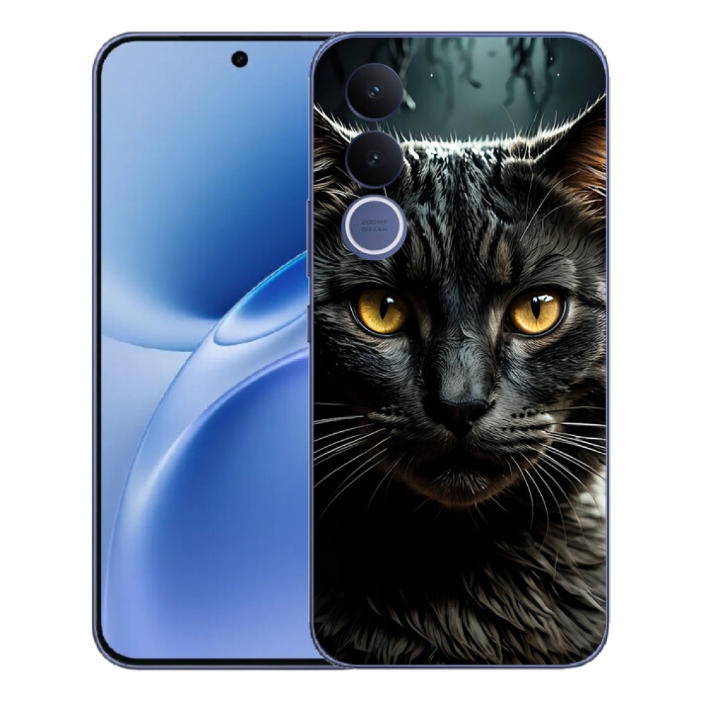 Gélový kryt mmCase na Vivo V70 FE - mačacie pohľad 3