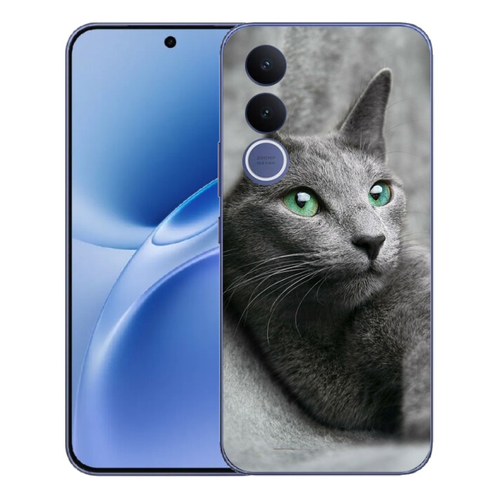 Gélový kryt mmCase na Vivo V70 FE - mačka 2