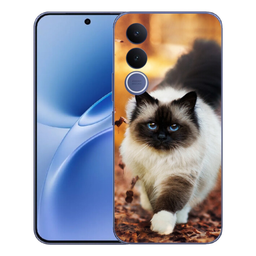Gélový kryt mmCase na Vivo V70 FE - mačka