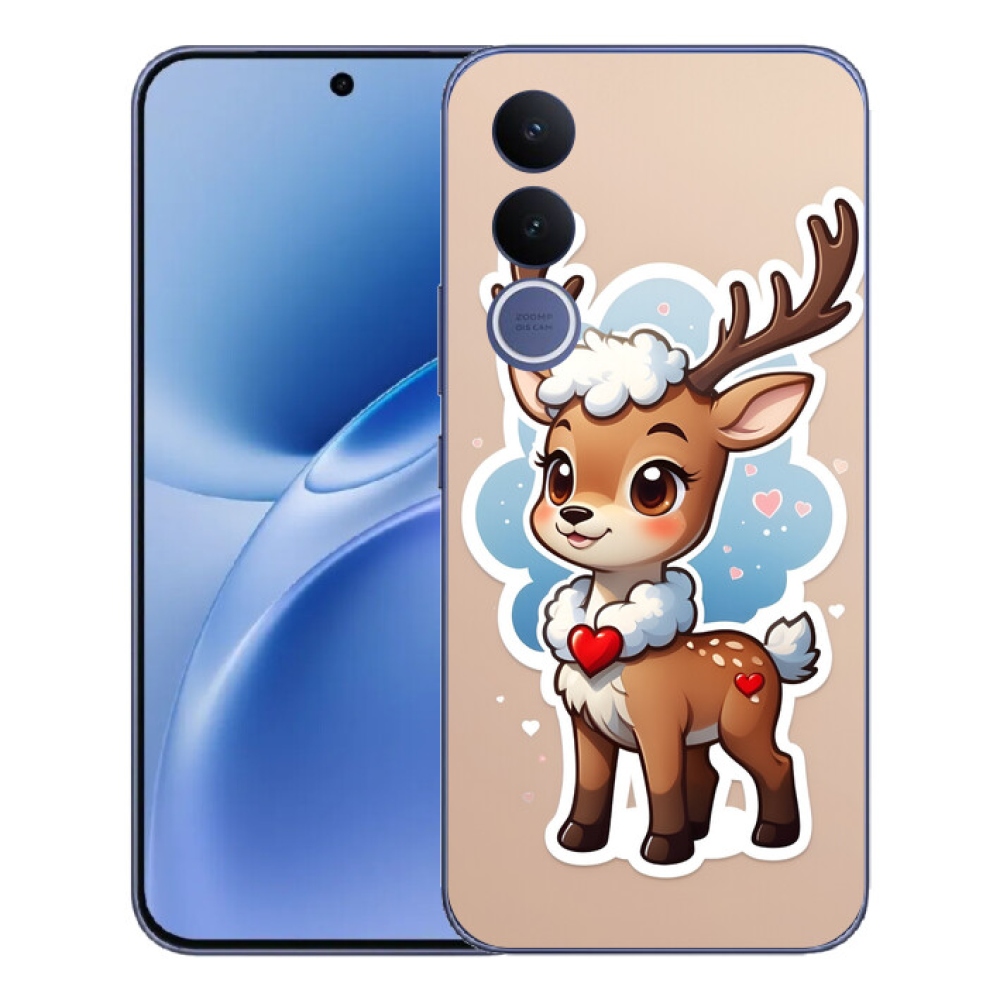 Gélový kryt mmCase na Vivo V70 FE - kreslený sob