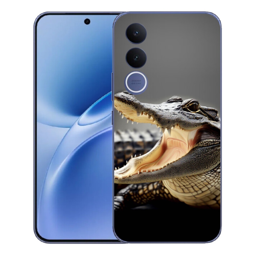Gélový kryt mmCase na Vivo V70 FE - krokodíl