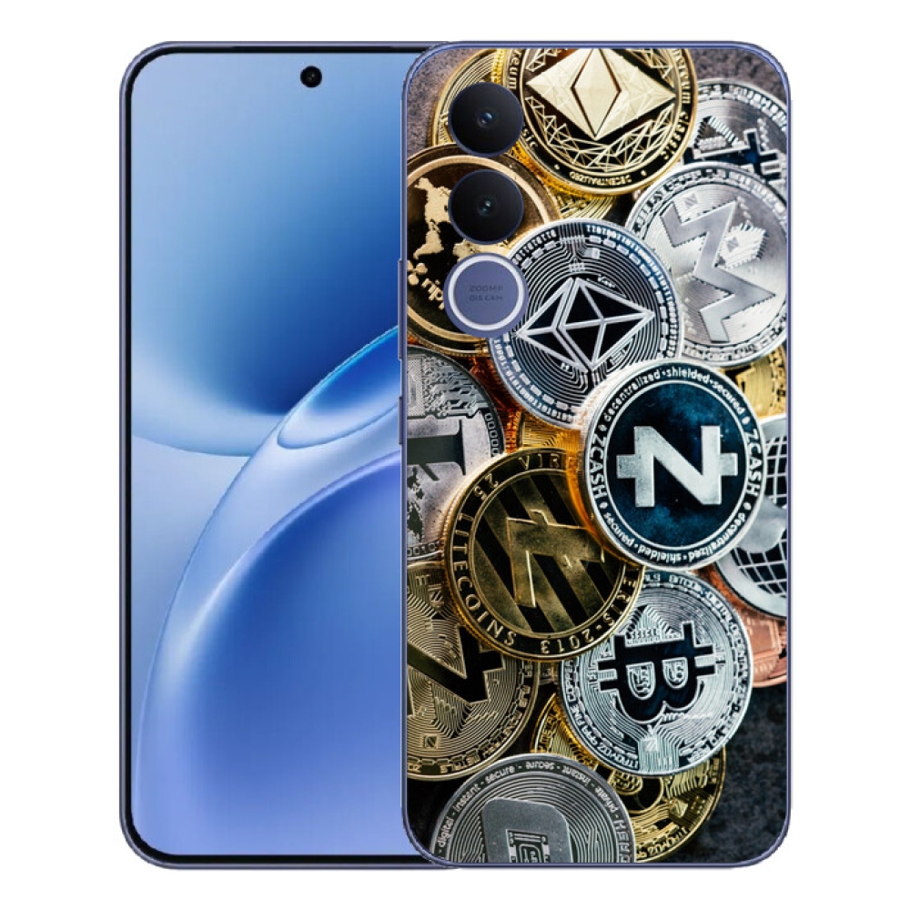 Gélový kryt mmCase na Vivo V70 FE - kryptomeny