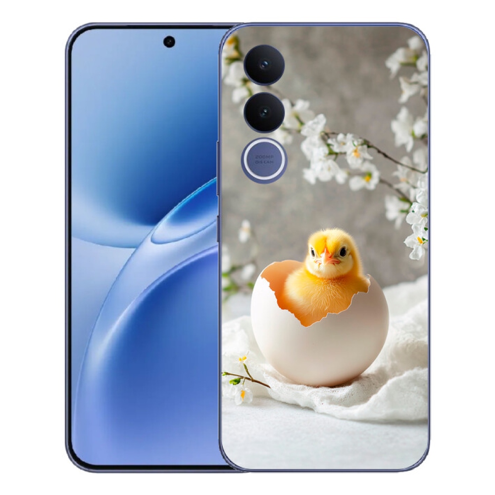 Gélový kryt mmCase na Vivo V70 FE - kuriatko