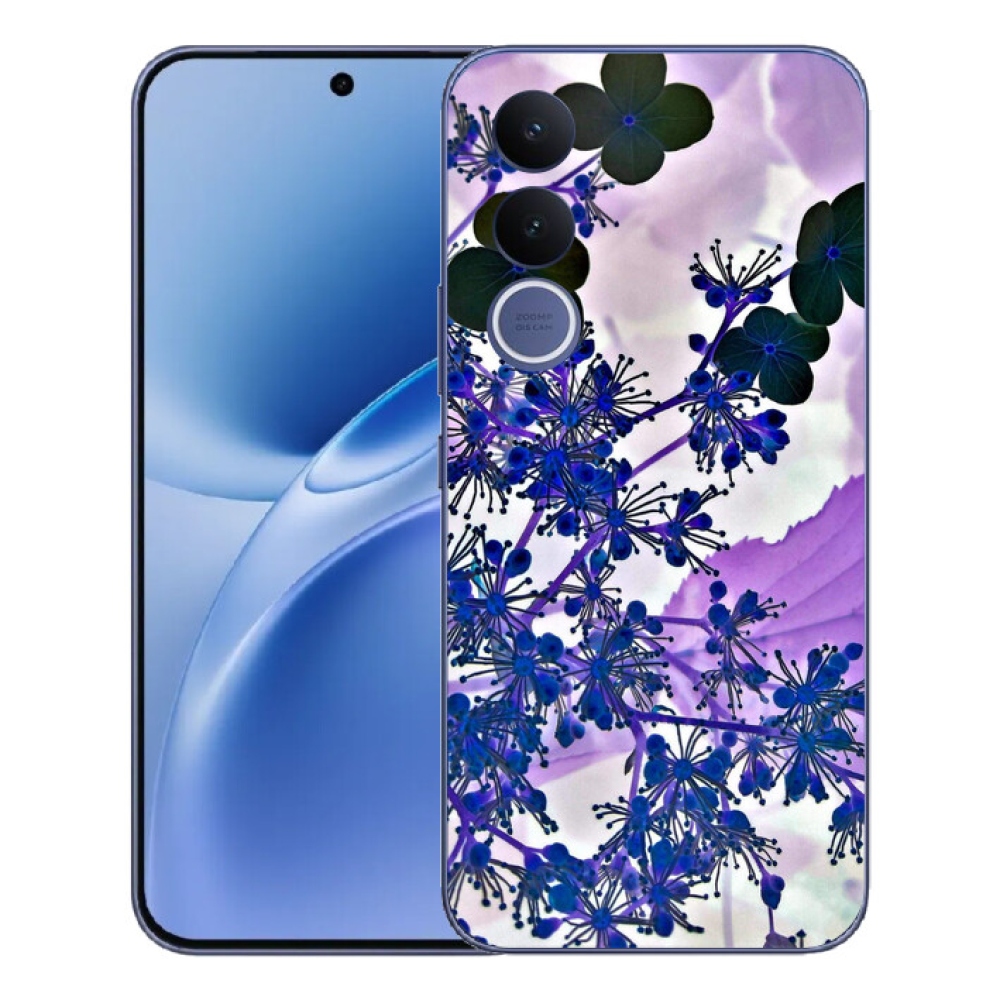 Gélový kryt mmCase na Vivo V70 FE - kvet hortenzie