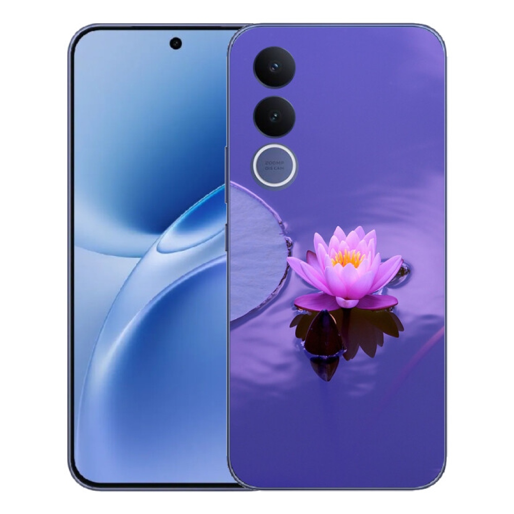 Gélový kryt mmCase na Vivo V70 FE - kvet na hladine