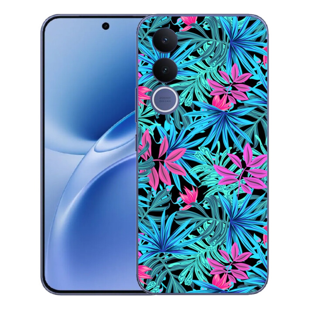 Gélový kryt mmCase na Vivo V70 FE - kvety 3