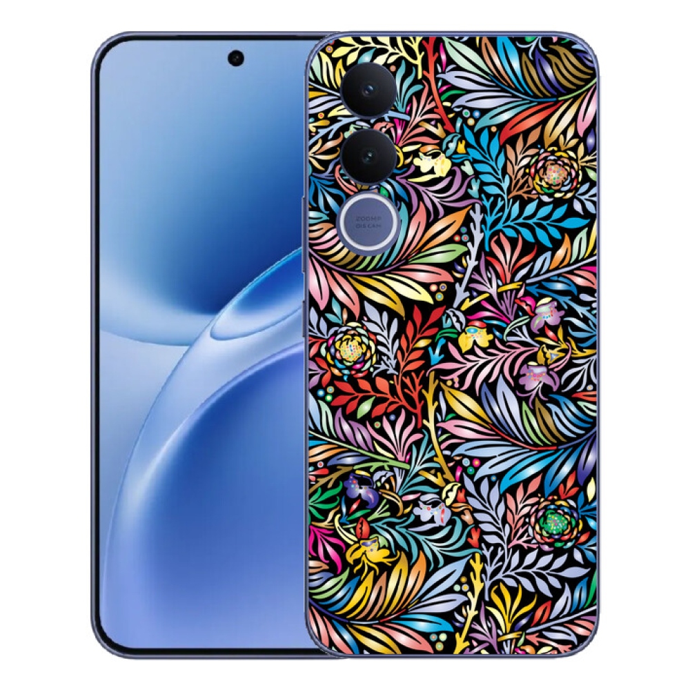 Gélový kryt mmCase na Vivo V70 FE - kvety 5