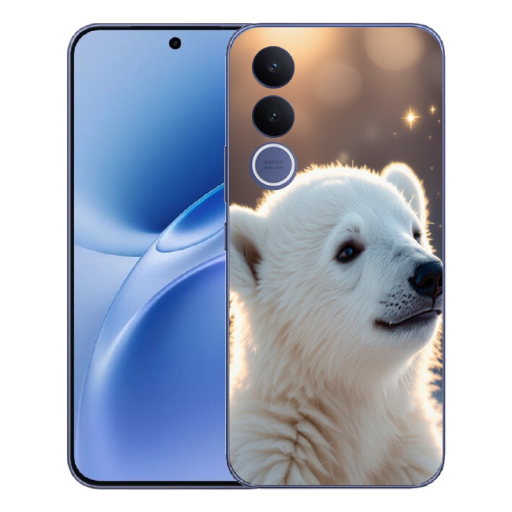 Gélový kryt mmCase na Vivo V70 FE - ľadový medveď