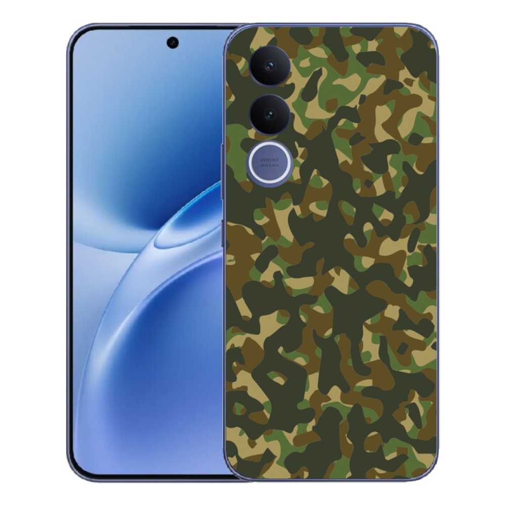 Gélový kryt mmCase na Vivo V70 FE - maskáčový vzor 1