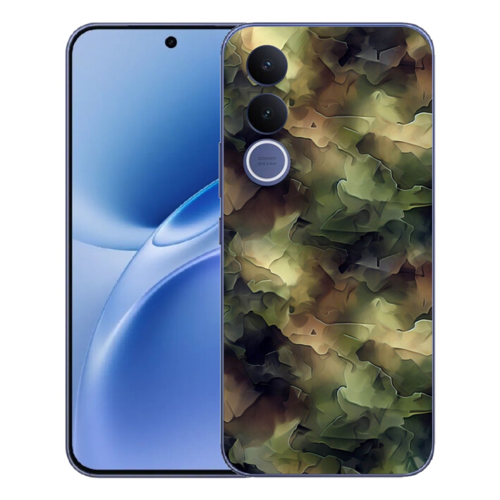 Gélový kryt mmCase na Vivo V70 FE - maskáčový vzor 10