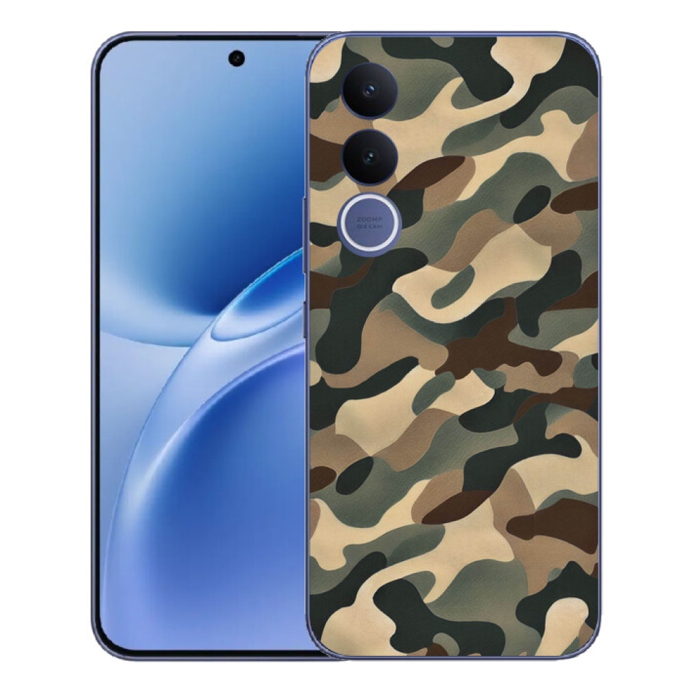 Gélový kryt mmCase na Vivo V70 FE - maskáčový vzor 11