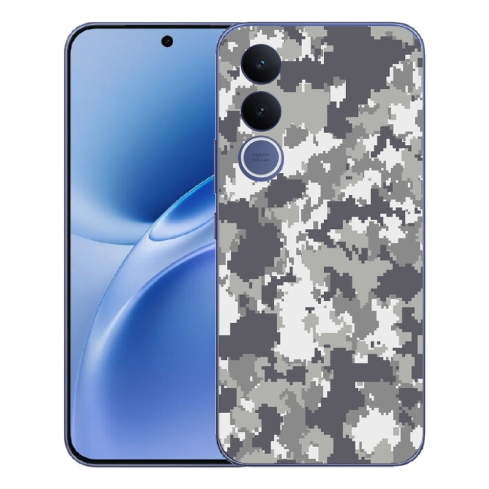 Gélový kryt mmCase na Vivo V70 FE - maskáčový vzor 2