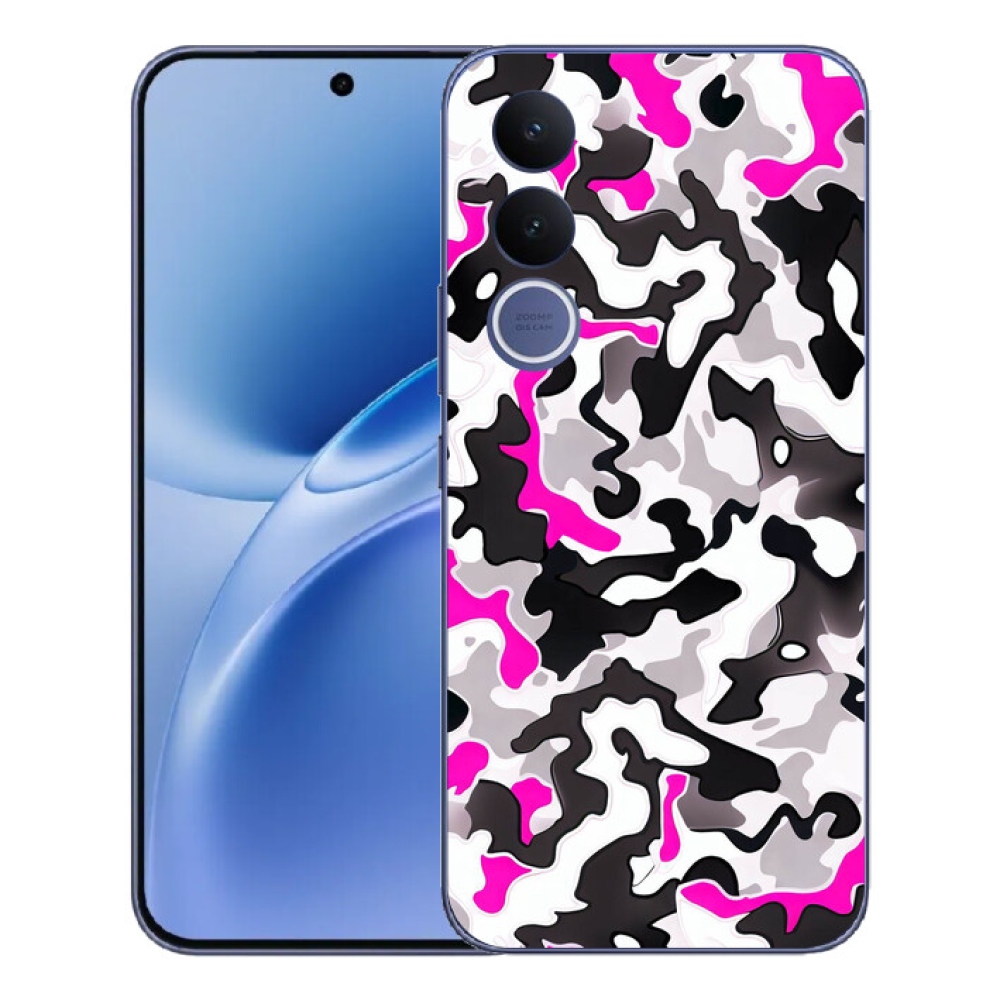 Gélový kryt mmCase na Vivo V70 FE - maskáčový vzor 5