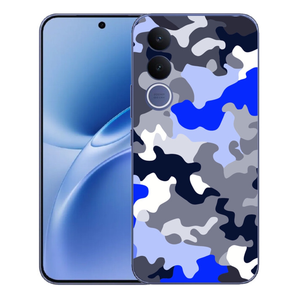 Gélový kryt mmCase na Vivo V70 FE - maskáčový vzor 8