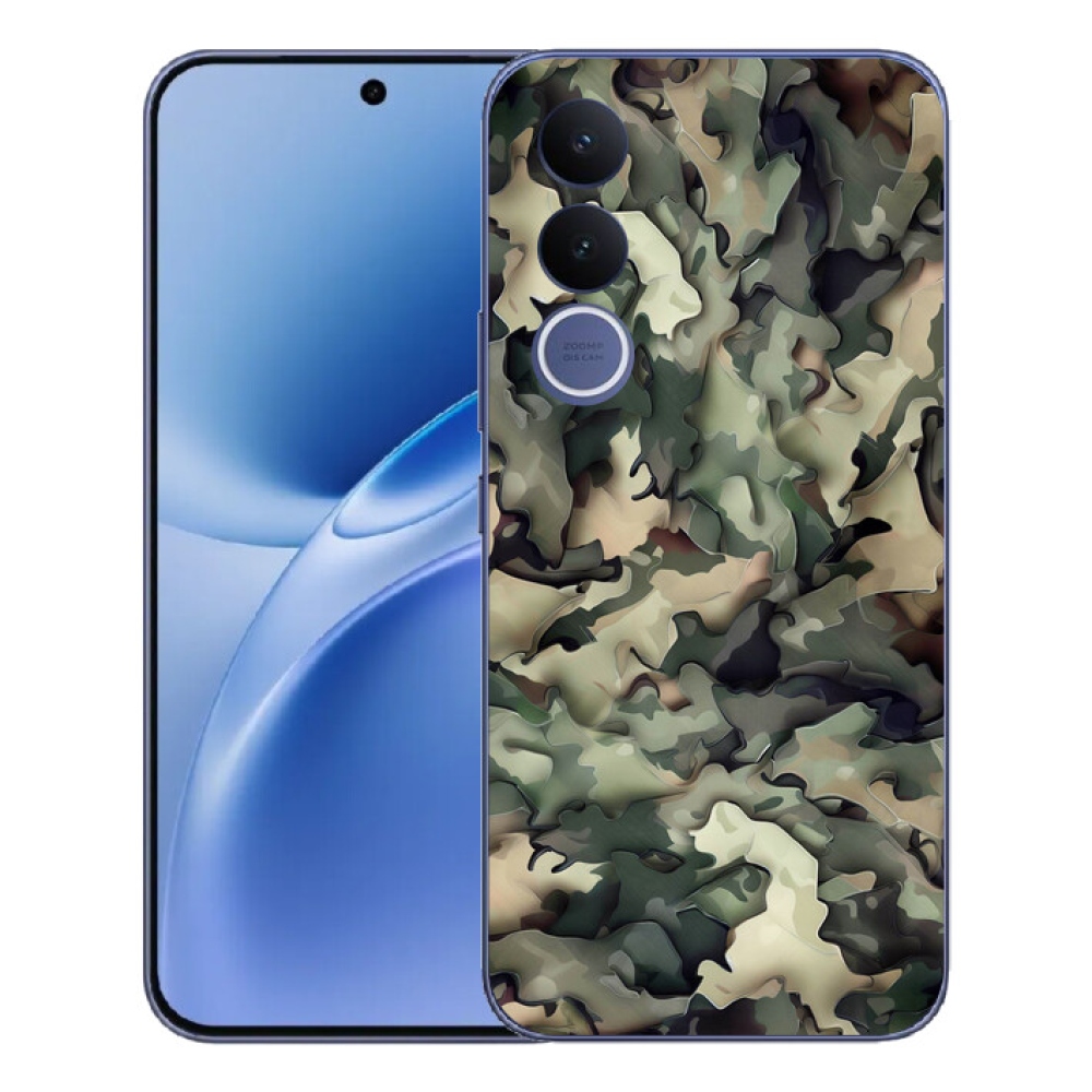 Gélový kryt mmCase na Vivo V70 FE - maskáčový vzor 9