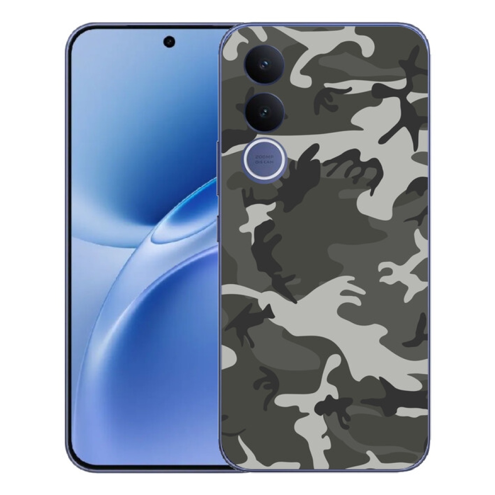 Gélový kryt mmCase na Vivo V70 FE - maskáčový vzor