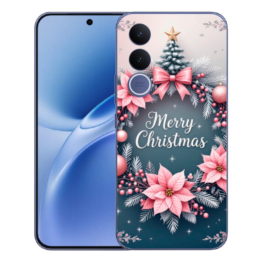 Gélový kryt mmCase na Vivo V70 FE - merry christmas
