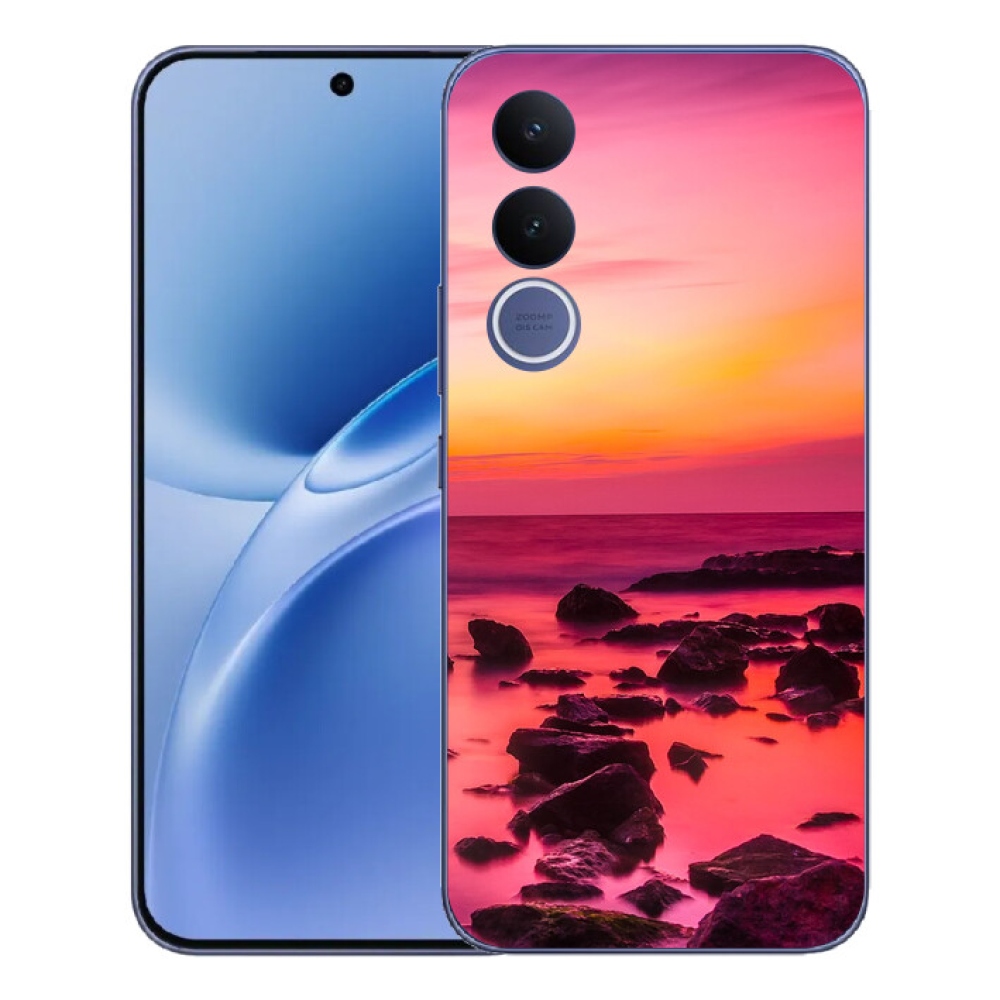 Gélový kryt mmCase na Vivo V70 FE - more a žiara