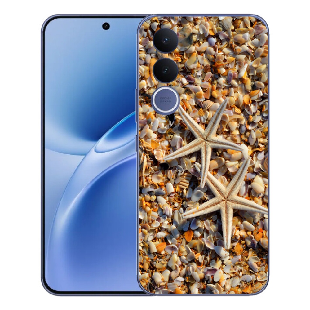 Gélový kryt mmCase na Vivo V70 FE - morské hviezdice