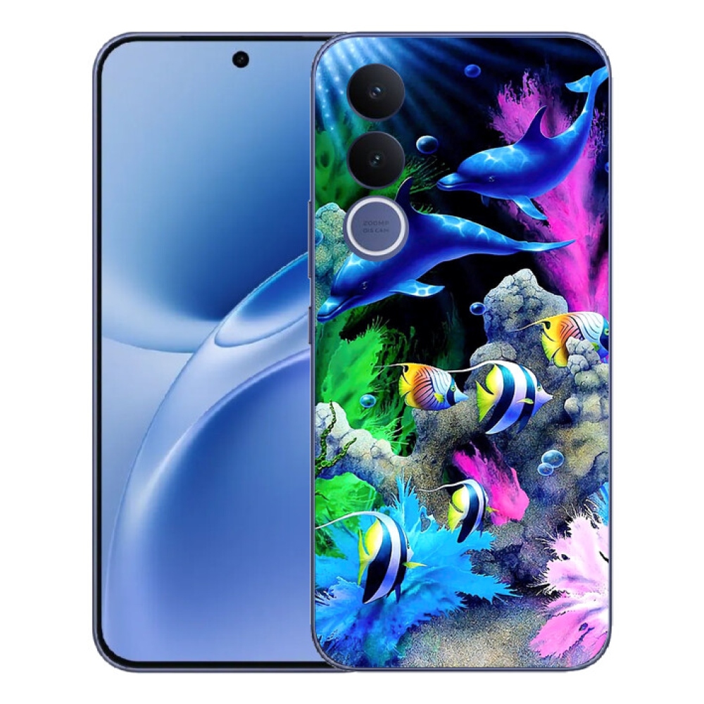 Gélový kryt mmCase na Vivo V70 FE - morský svet