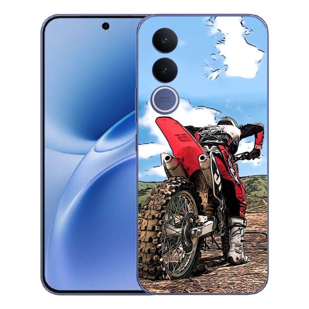 Gélový kryt mmCase na Vivo V70 FE - moto