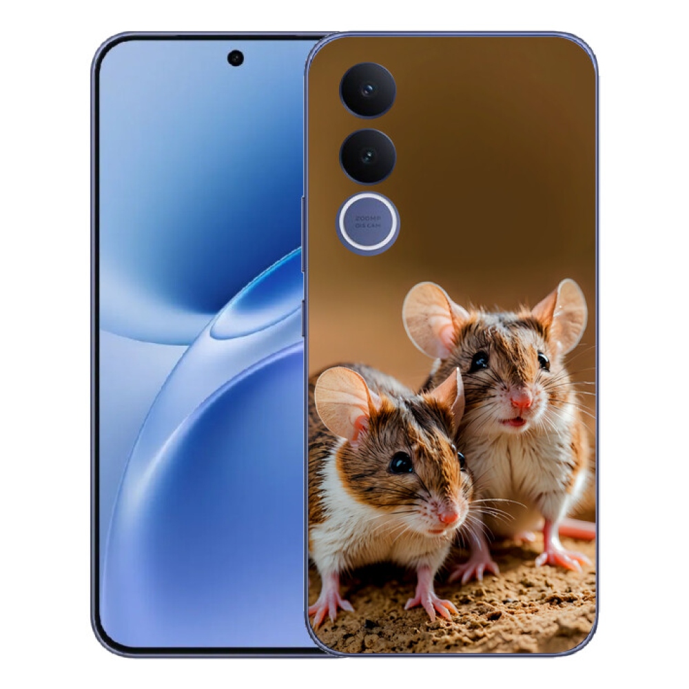 Gélový kryt mmCase na Vivo V70 FE - myší duo