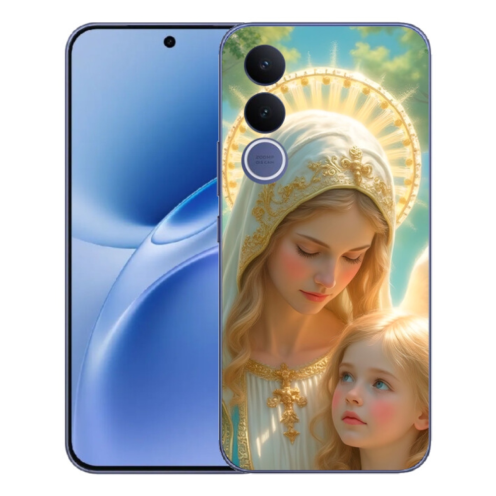 Gélový kryt mmCase na Vivo V70 FE - náboženský motív 2