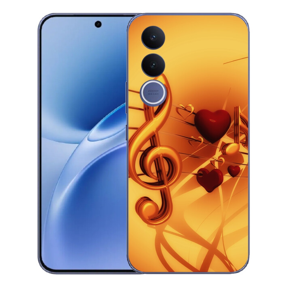 Gélový kryt mmCase na Vivo V70 FE - noty