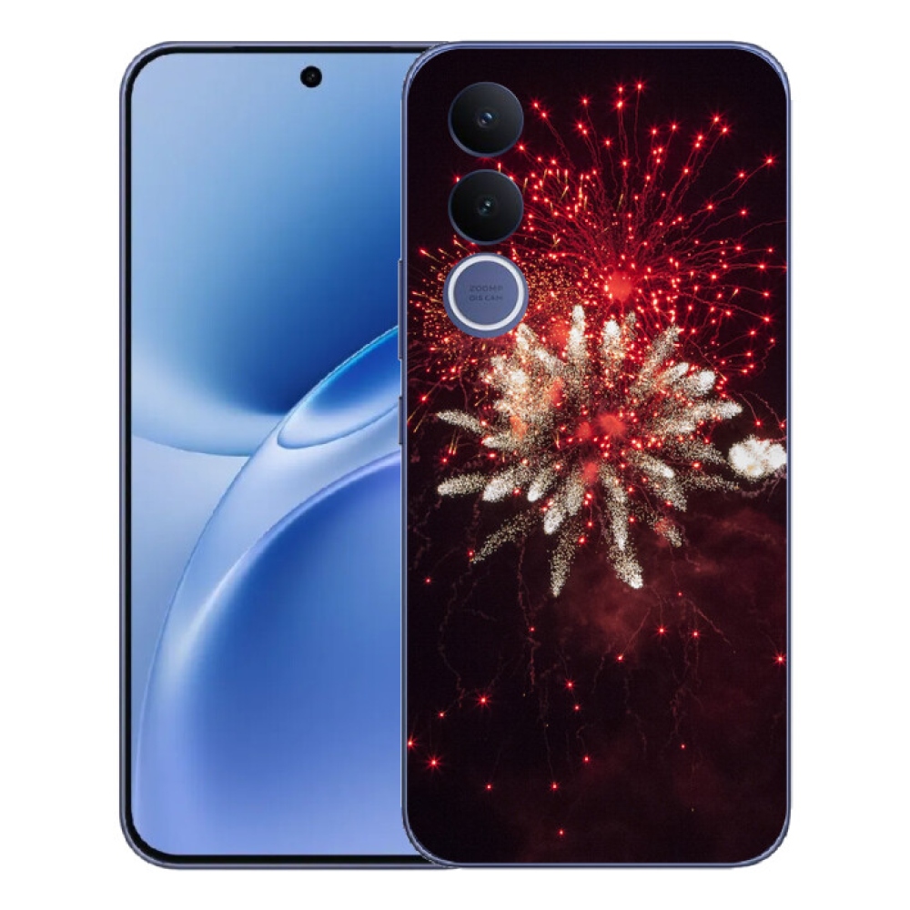 Gélový kryt mmCase na Vivo V70 FE - ohňostroj