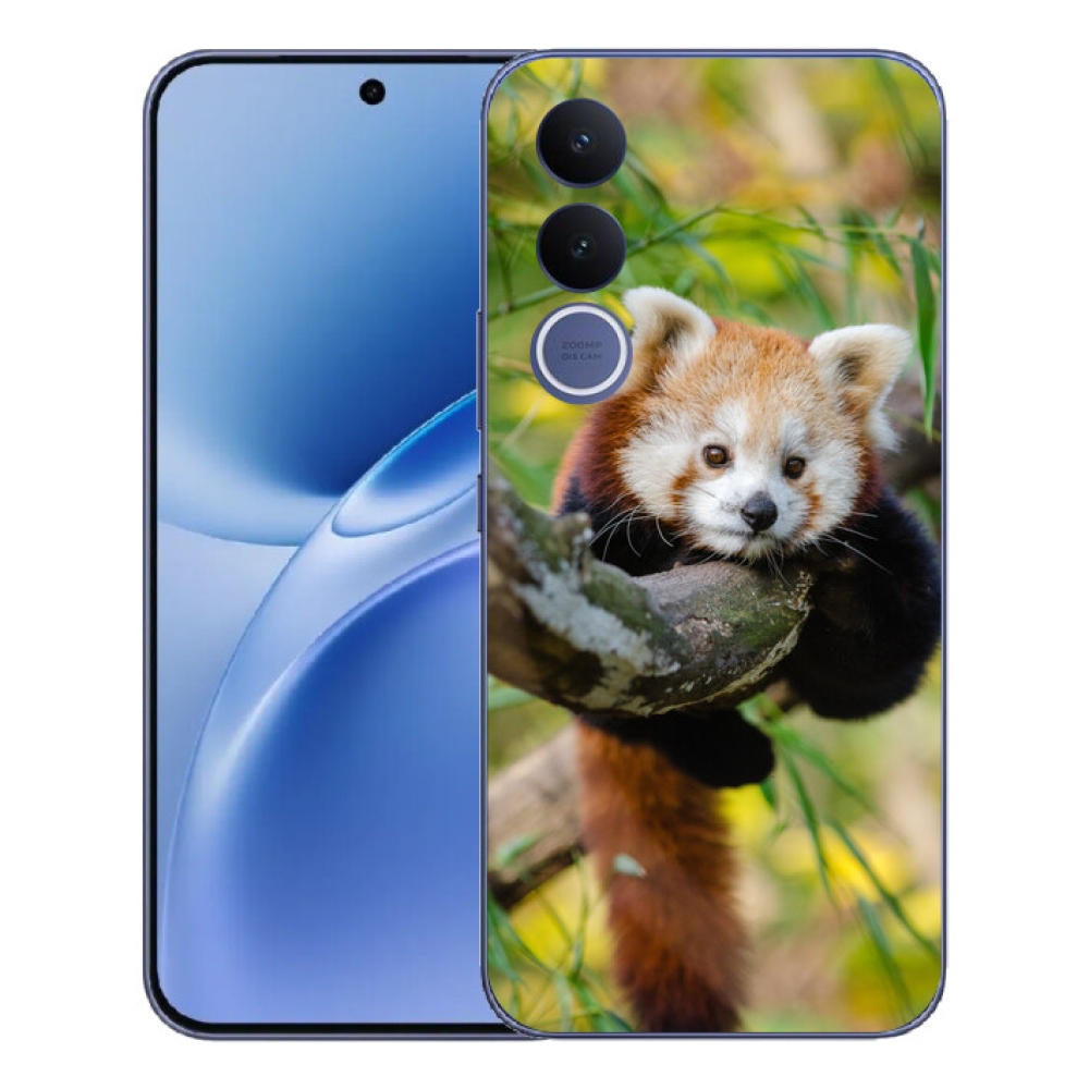 Gélový kryt mmCase na Vivo V70 FE - panda červená