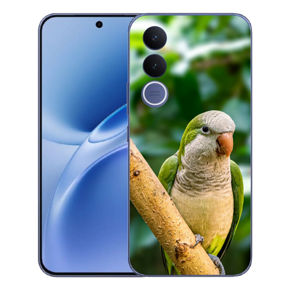 Gélový kryt mmCase na Vivo V70 FE - papagáj mníšok