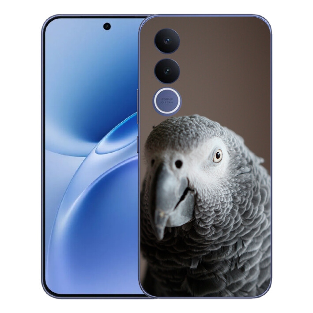 Gélový kryt mmCase na Vivo V70 FE - papagáj žako 2
