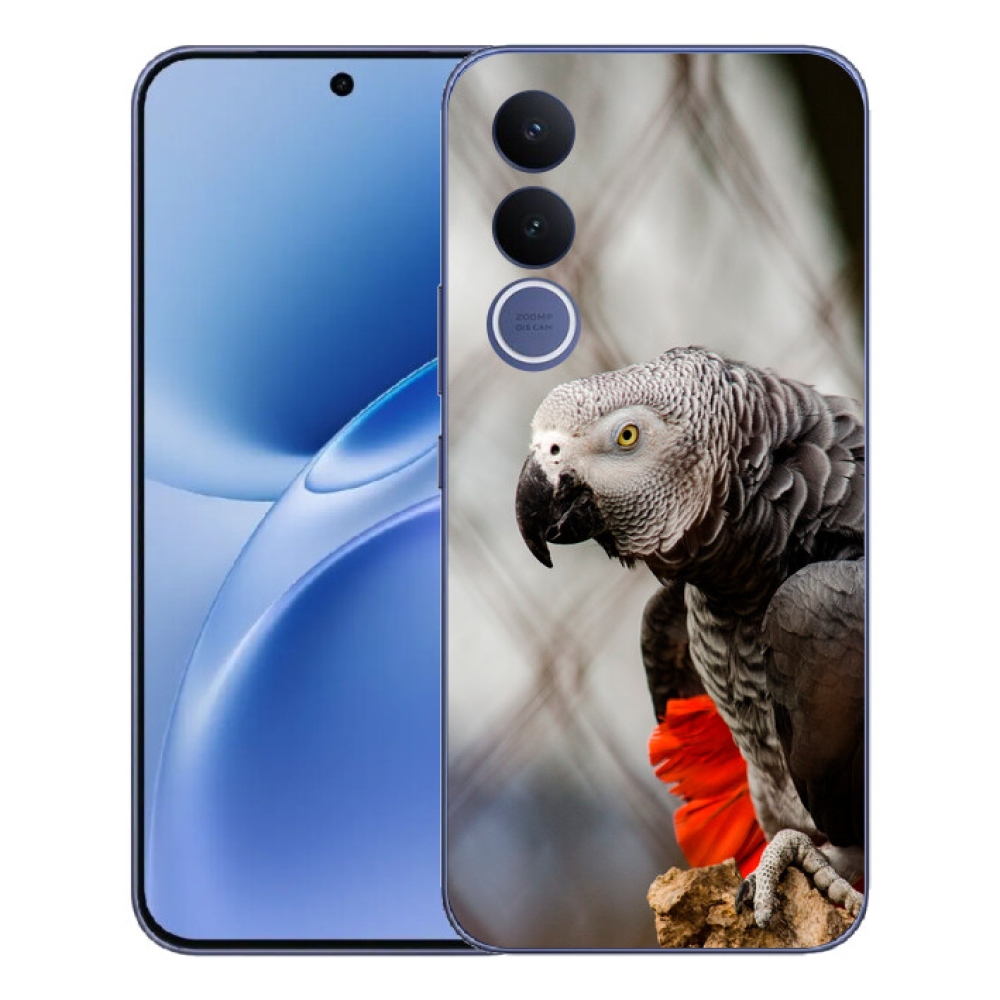 Gélový kryt mmCase na Vivo V70 FE - papagáj žako 3