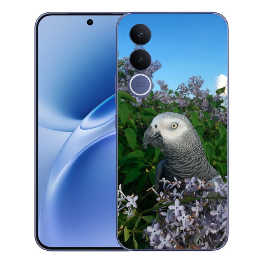 Gélový kryt mmCase na Vivo V70 FE - papagáj žako