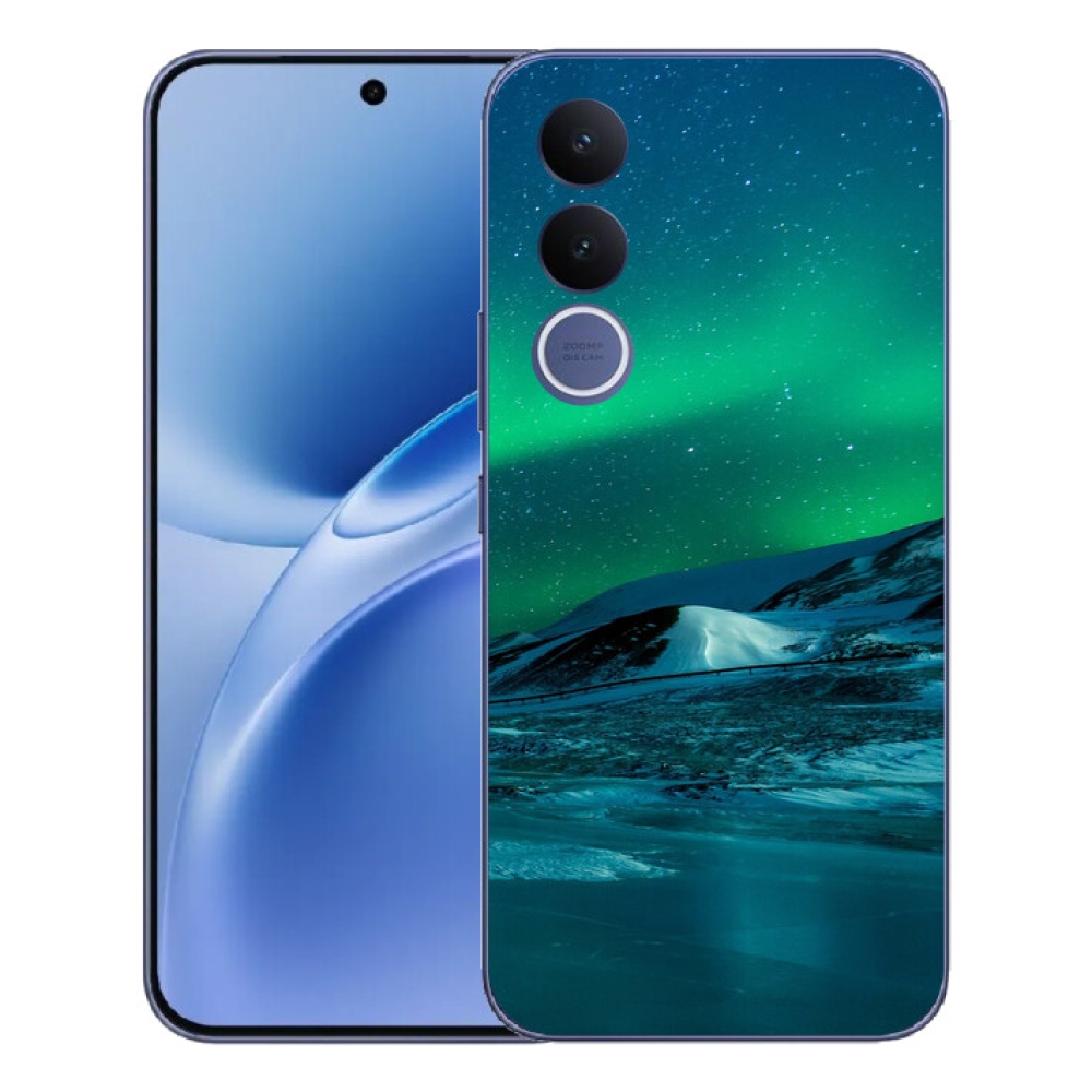 Gélový kryt mmCase na Vivo V70 FE - polárna žiara