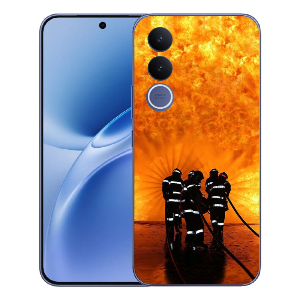 Gélový kryt mmCase na Vivo V70 FE - požiar