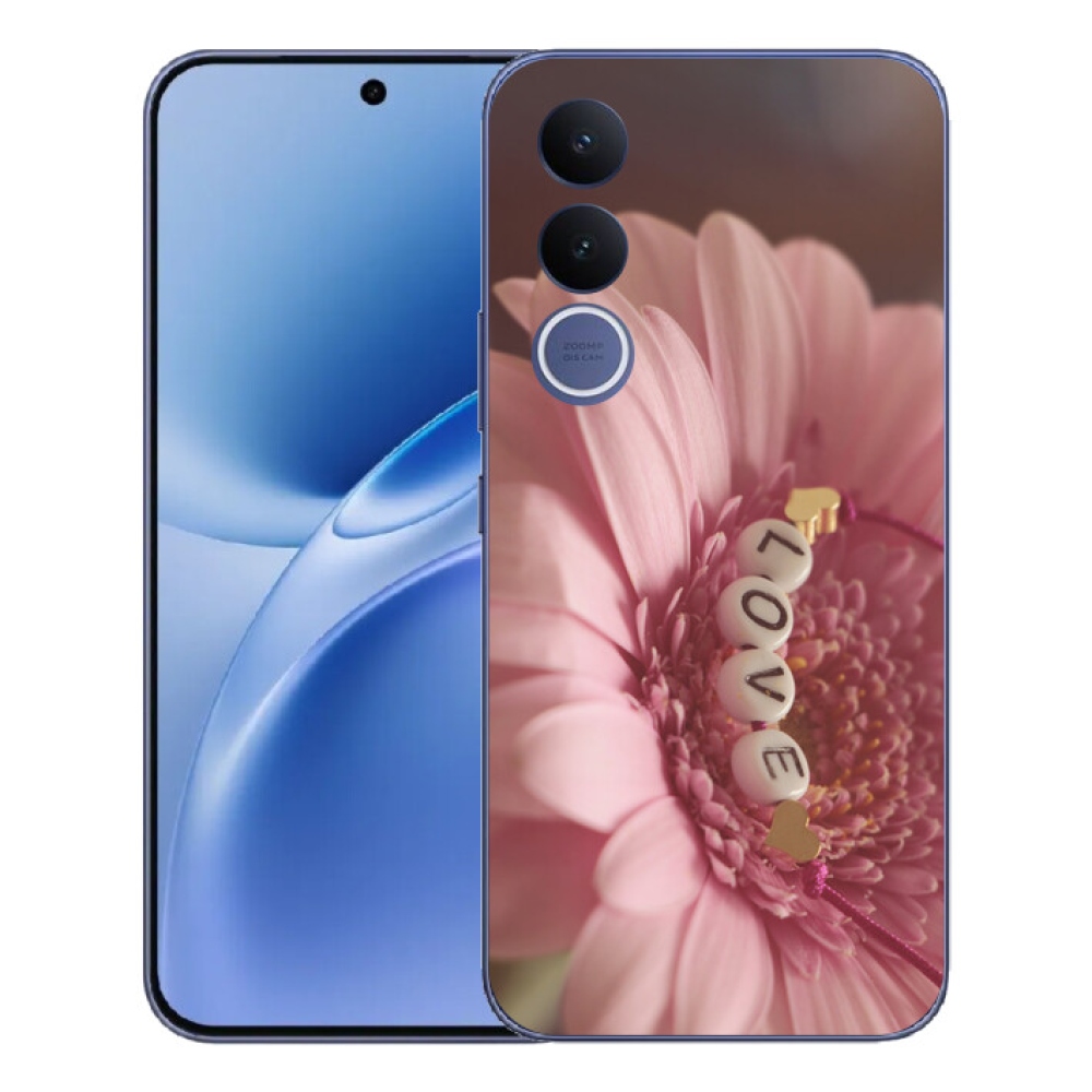 Gélový kryt mmCase na Vivo V70 FE - prívesok love