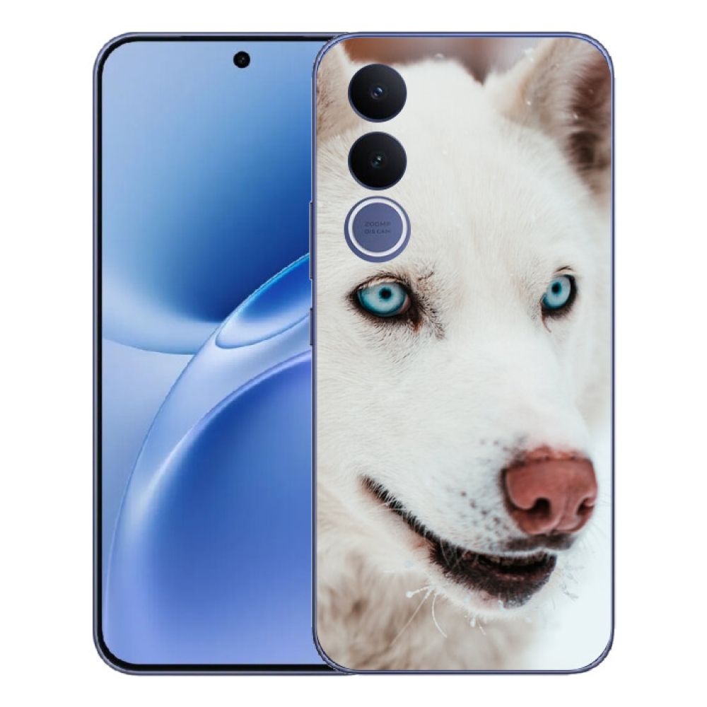 Gélový kryt mmCase na Vivo V70 FE - psí pohľad