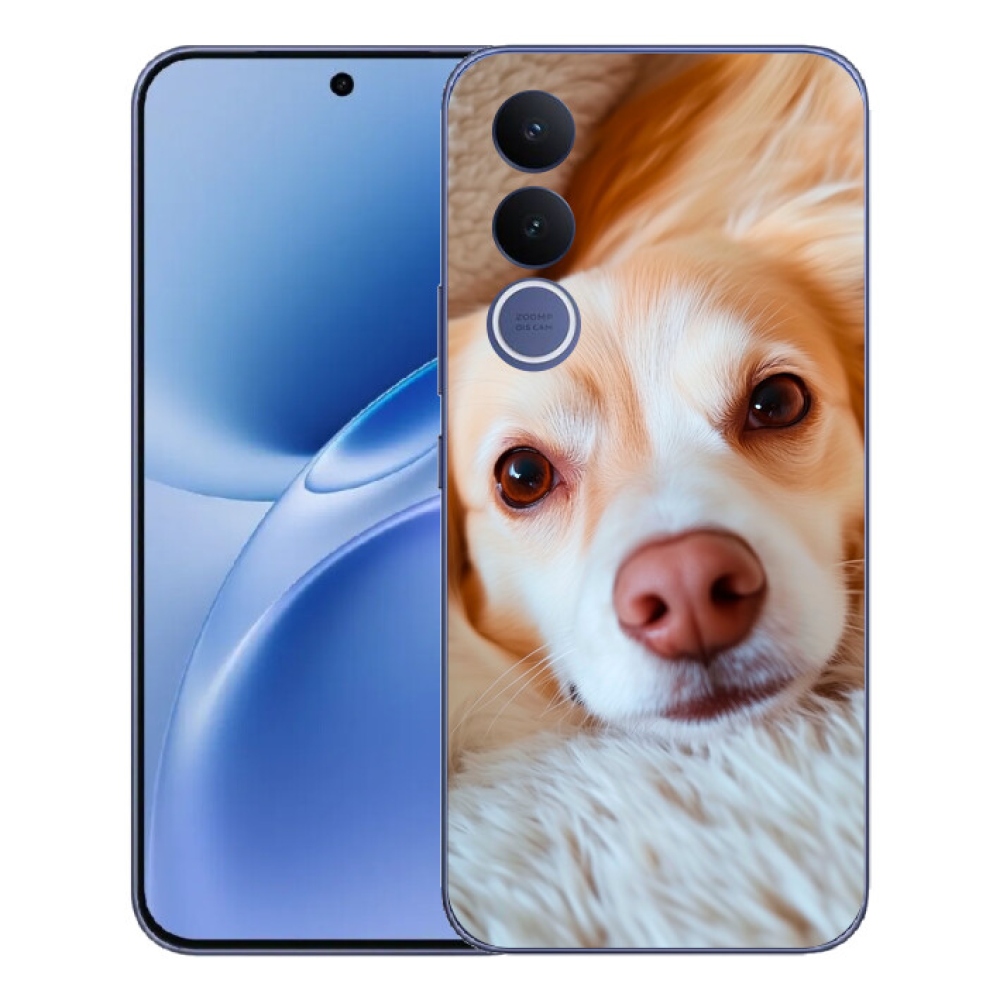 Gélový kryt mmCase na Vivo V70 FE - Roztomilá čivava