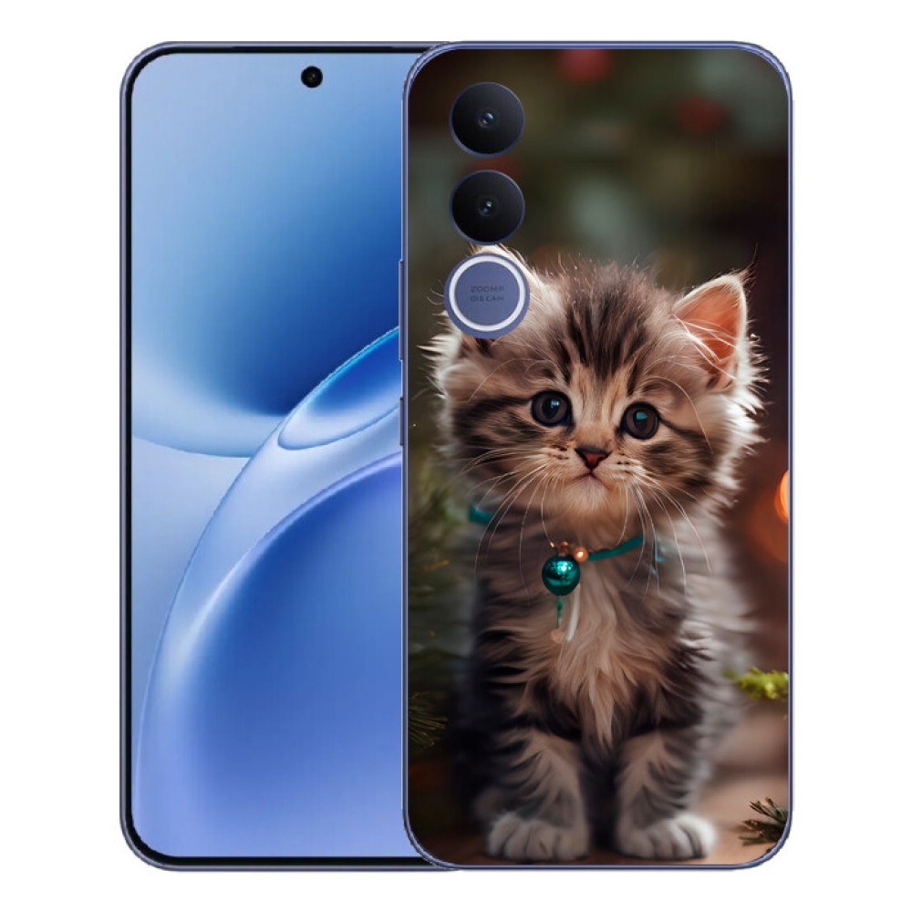 Gélový kryt mmCase na Vivo V70 FE - roztomilé mačiatko 11