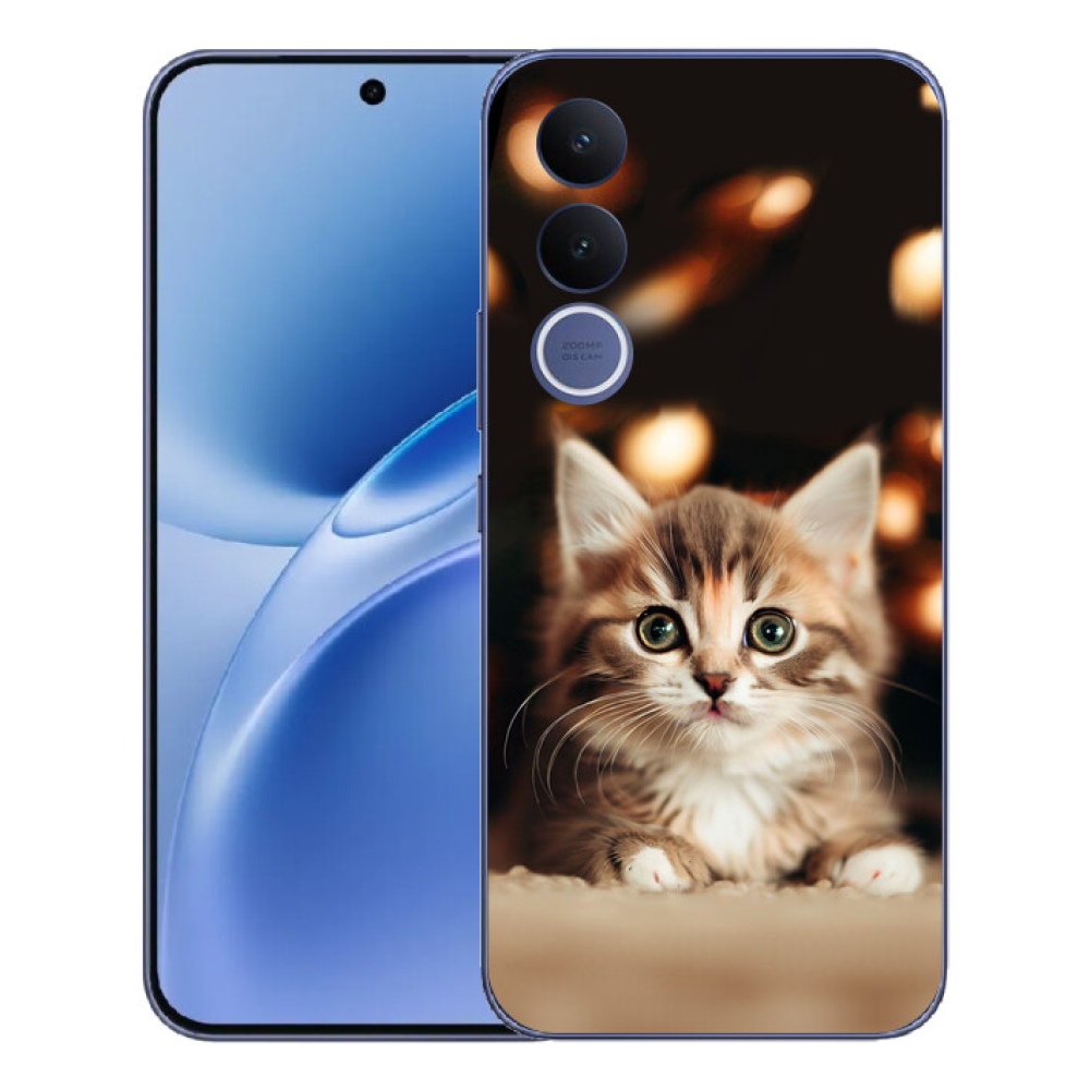 Gélový kryt mmCase na Vivo V70 FE - roztomilé mačiatko 2