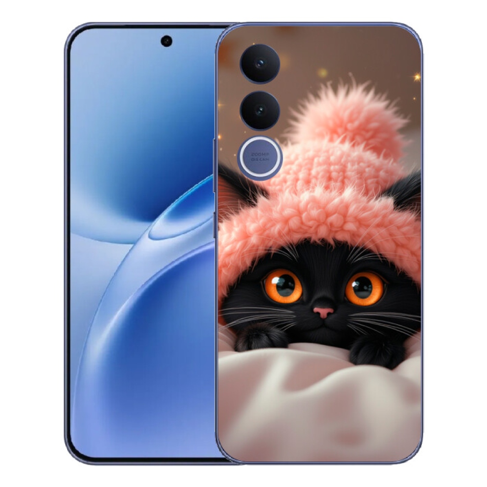 Gélový kryt mmCase na Vivo V70 FE - roztomilé mačiatko 7