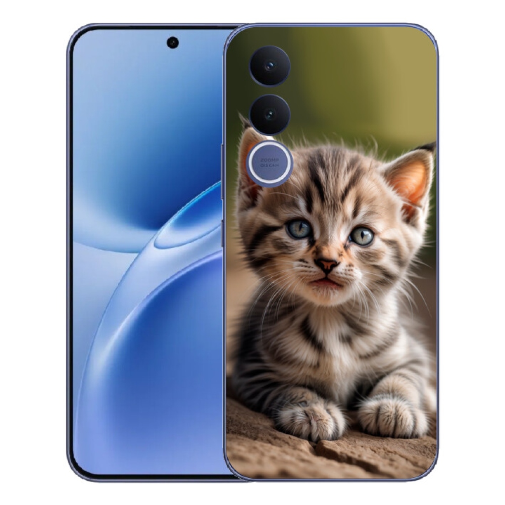 Gélový kryt mmCase na Vivo V70 FE - roztomilé mačiatko 9