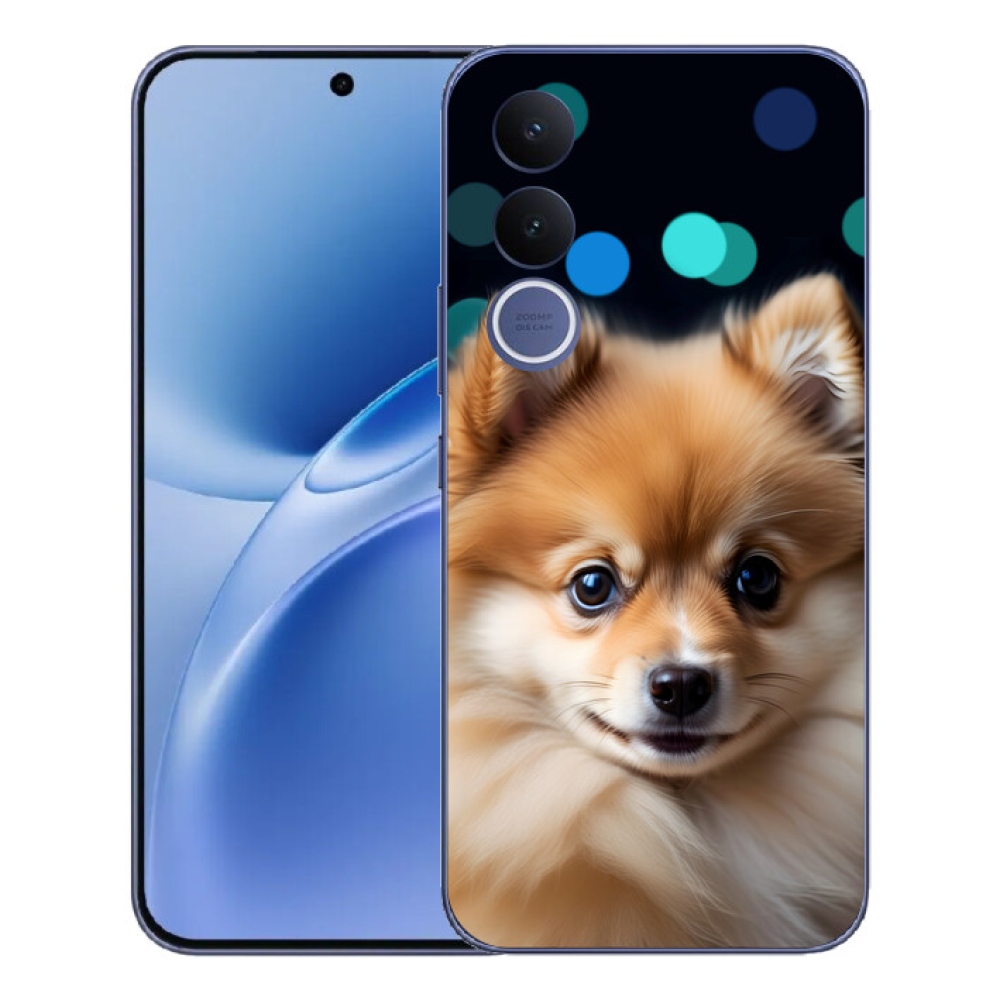 Gélový kryt mmCase na Vivo V70 FE - roztomilý pomeranian