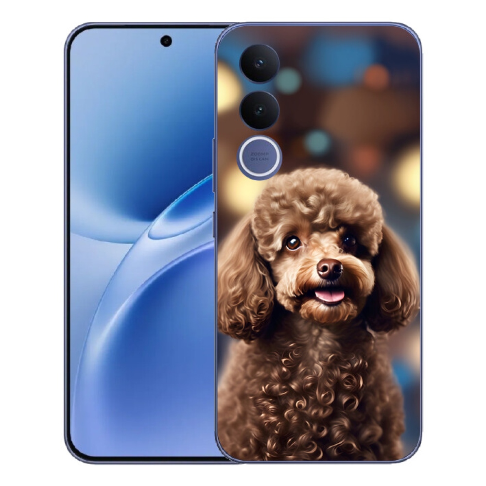 Gélový kryt mmCase na Vivo V70 FE - roztomilý pudel