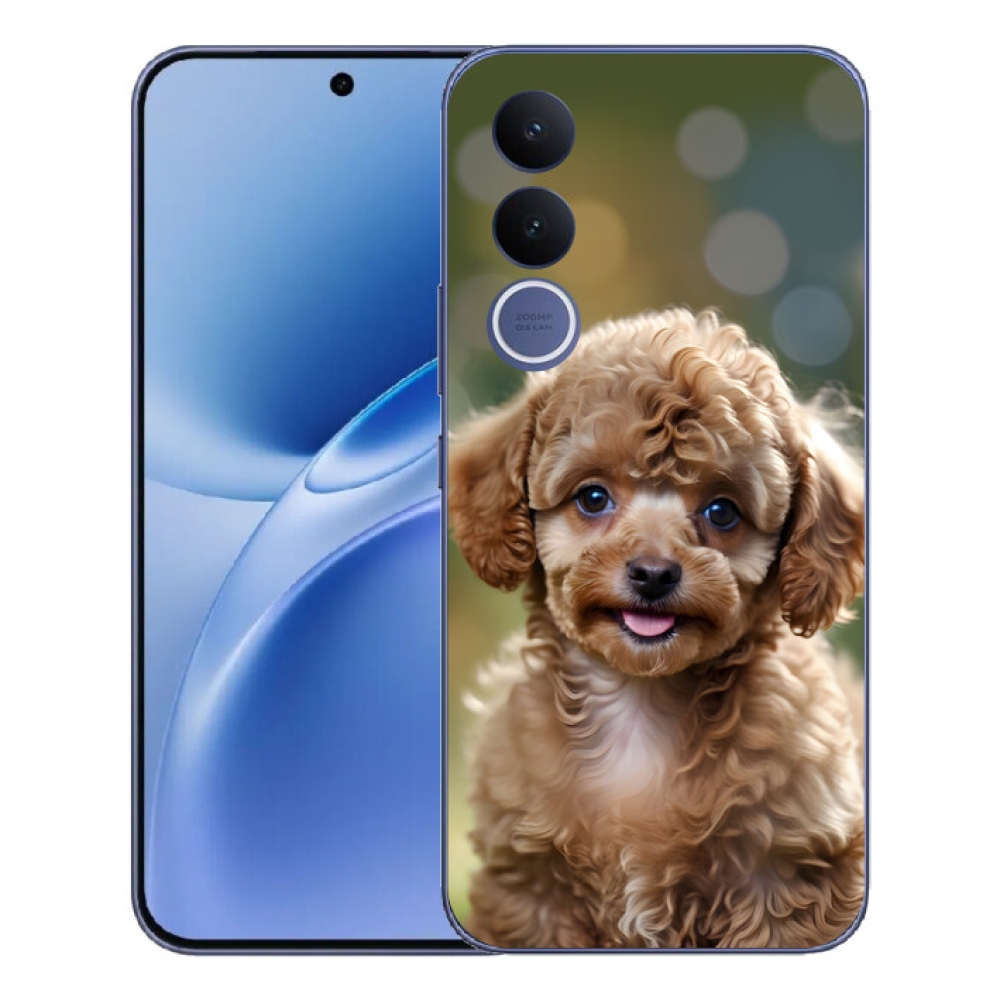 Gélový kryt mmCase na Vivo V70 FE - roztomilý pudel