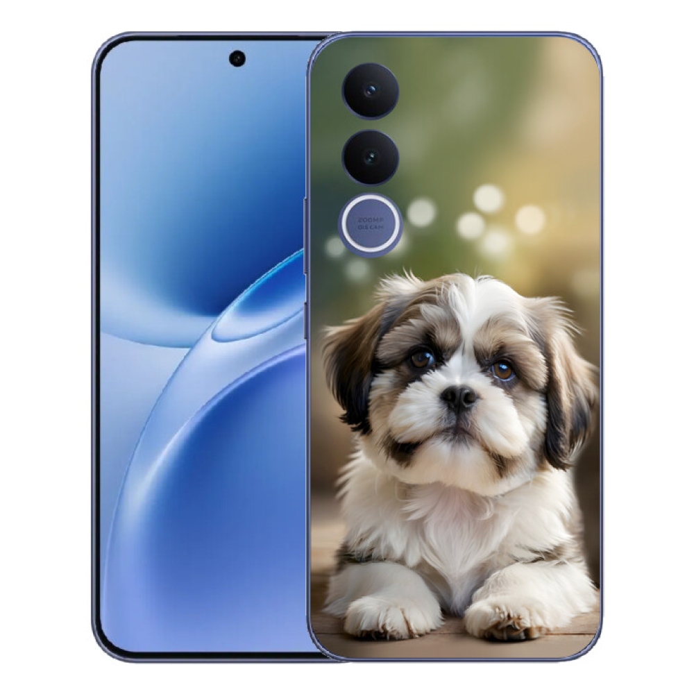 Gélový kryt mmCase na Vivo V70 FE - roztomilý shih-tzu