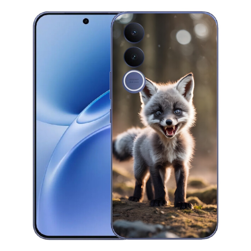 Gélový kryt mmCase na Vivo V70 FE - rozzúrená líška